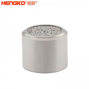 廠家定制0.2-90微米多孔金屬氣體傳感器防爆外殼,隔火焰耐腐蝕316L不銹鋼防爆片
