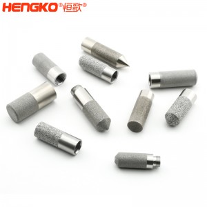 廠家生產0.2-90μm溫濕度傳感器不銹鋼探頭外殼防水防塵耐腐蝕，多種型號可定制