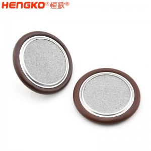 NW25法蘭真空不銹鋼316過(guò)濾網(wǎng)支架密封圈件兼容真空接頭配件