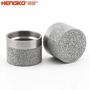 濾芯廠家直銷燒結發(fā)泡金屬0.2-90微米316不銹鋼過濾帽耐高溫廣泛過濾可用