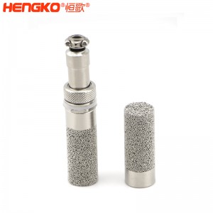 廠家定制溫濕度傳感器不銹鋼外殼_IP65級防水防塵耐腐蝕探頭殼體應用于農田