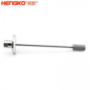 廠家批發316L不銹鋼長桿不銹鋼曝氣頭耐腐蝕防塵,用于二氧化碳/氧氣擴散