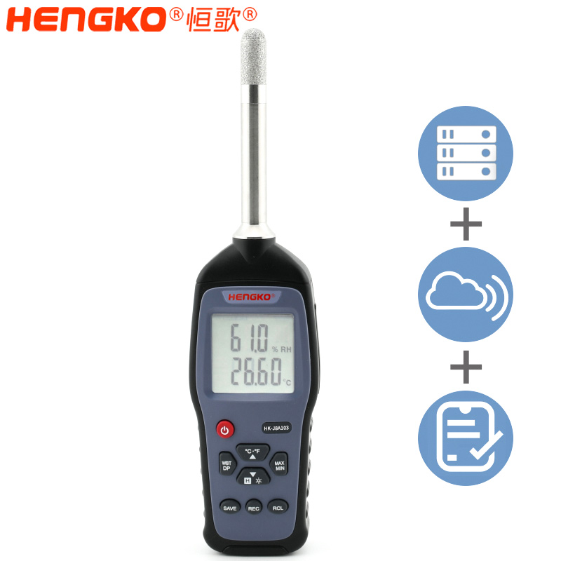 恒歌高精度手持溫濕度巡檢儀_可測溫度 濕度 露點 球度溫度 Featured Image
