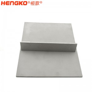 恒歌燒結(jié)不銹鋼316多孔金屬氣體擴(kuò)散層過濾板一般小于5.9″ 制氫和儲存用