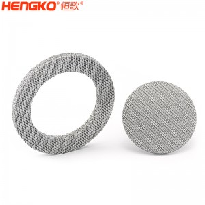 工廠定制粉末燒結(jié)不銹鋼316L濾片孔徑1-8000um可選 工業(yè)過(guò)濾用