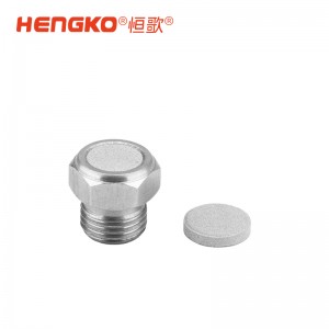 恒歌金屬氣動消音器用于電磁閥、氣缸、空壓機等設備消音降噪