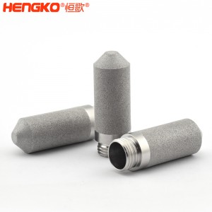 廠家定制微米多孔不銹鋼過濾器_316L粉末燒結(jié)溫濕度變送器探頭保護罩