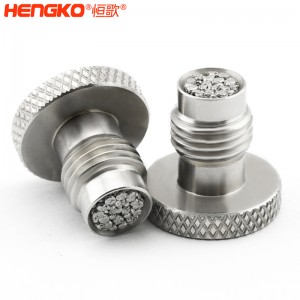 廠家定制有創(chuàng)呼吸機(jī)氣源入口醫(yī)療級(jí)316L不銹鋼過濾器濾芯防塵透氣耐腐蝕，用于呼吸機(jī)