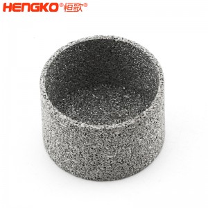 廠家直銷不銹鋼316L粉末微顆粒濾筒，耐高溫防塵不銹鋼金屬燒結濾筒濾芯